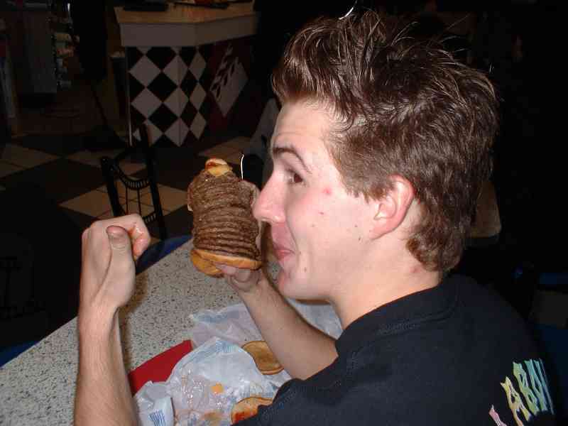 20 Patty Burger Challenge