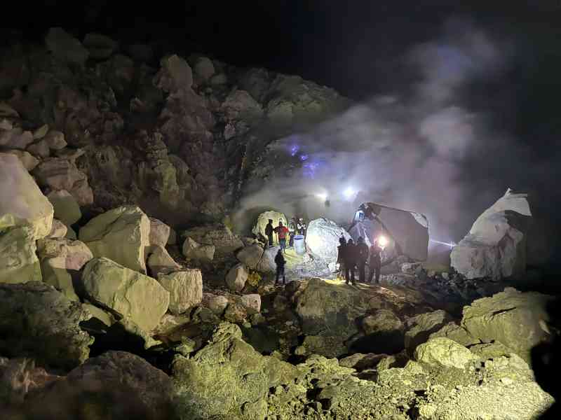 Mount Ijen Blue Flames