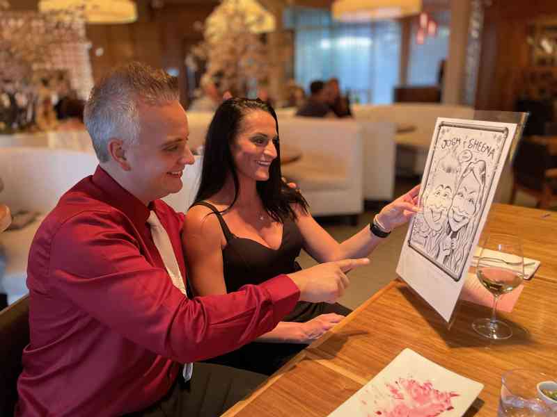 Alloy Dinner & Caricatures