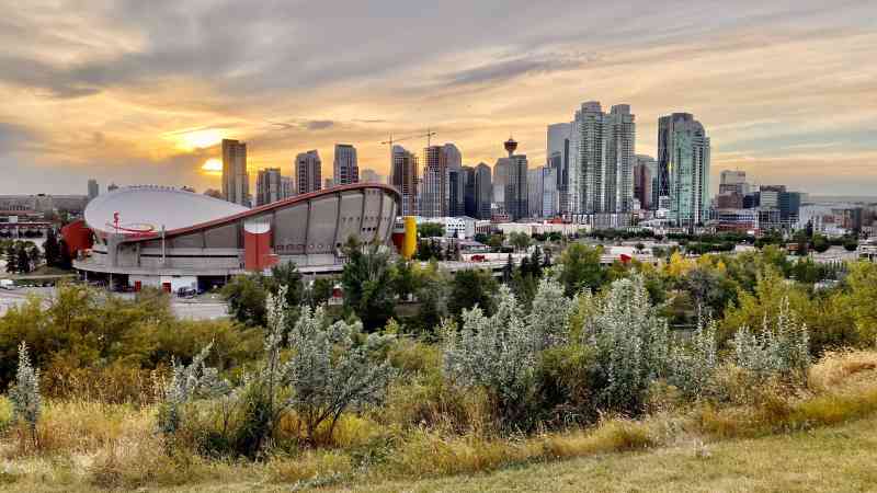 Sunset at Scotsman's Hill