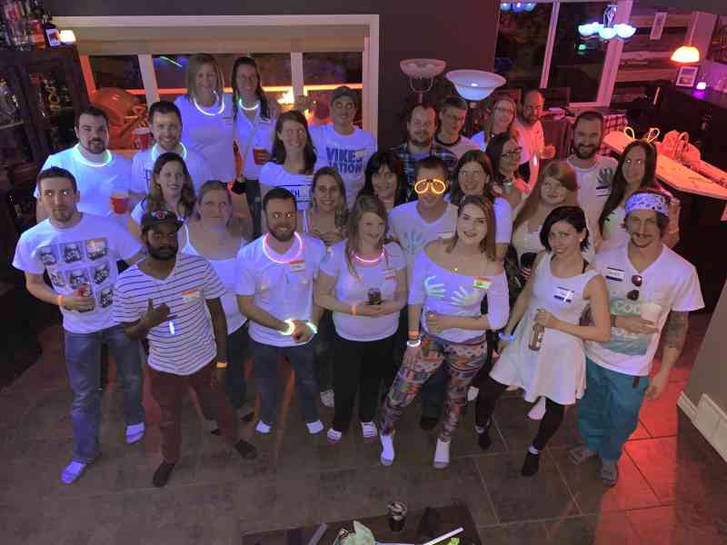 35th Birthday Fajitas & Glow