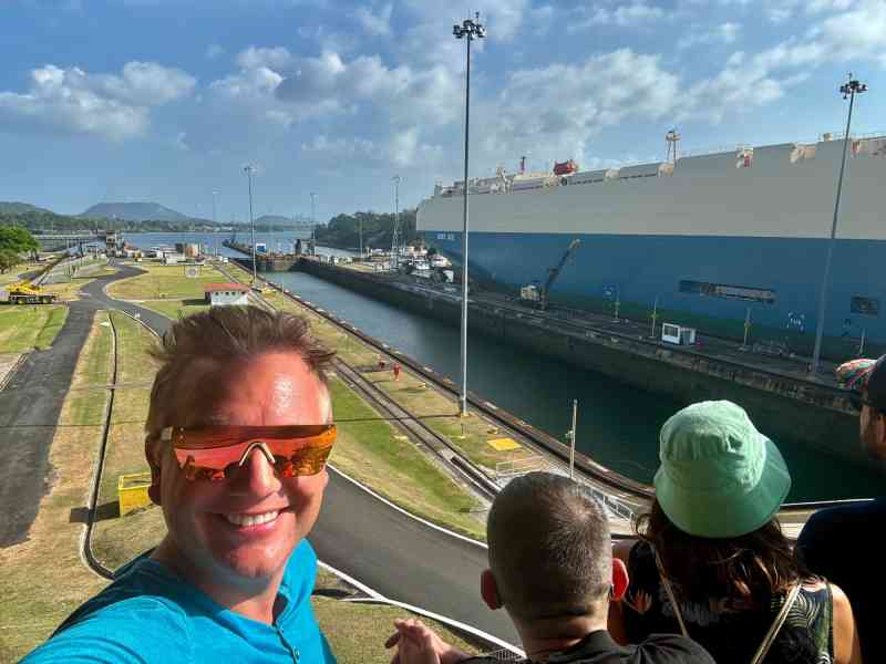 Miraflores Locks at Panama Canal