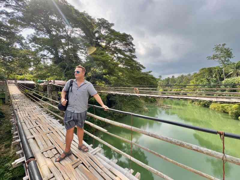 Sevilla Twin Hanging Bridge on Sipatan River